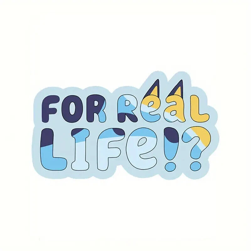 BLUEY Vinyl Printed Car Vehicle Bedroom Sticker Graphic Cute CBEEBIES MULTIUSE