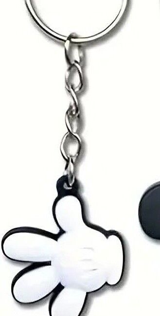 DISNEY CLUBHOUSE MICKEY/MINNIE MOUSE Keyring Gift Kids Adult Birthday Charm