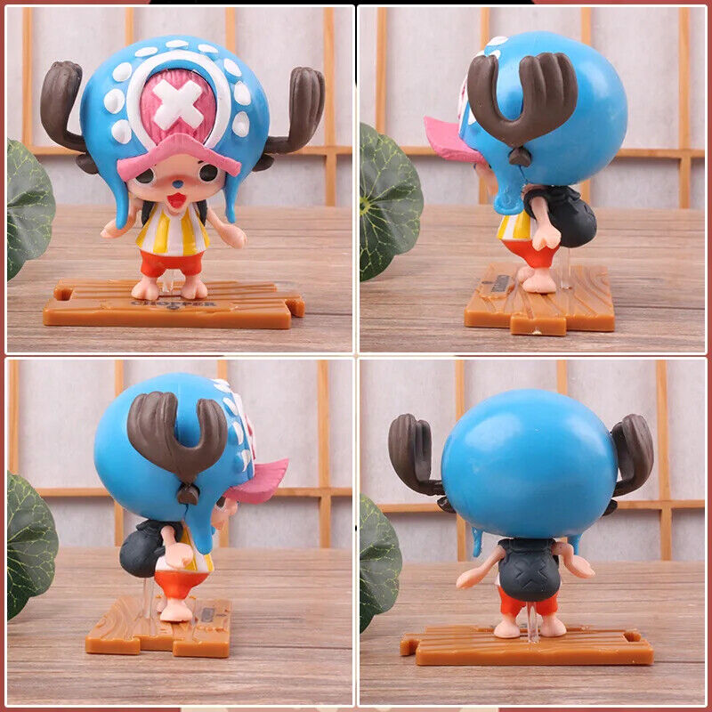 Anime One Piece LUFFY PVC Figure Model TOY NETFLIX CHOPPER NICO KEYRING KEYCHAIN