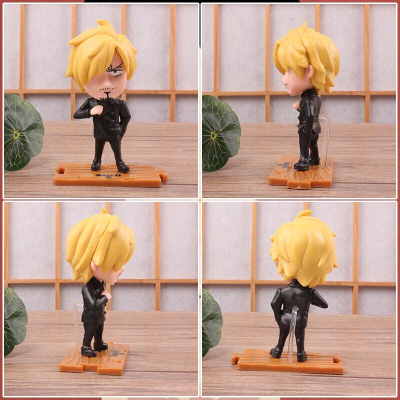 Anime One Piece LUFFY PVC Figure Model TOY NETFLIX CHOPPER NICO KEYRING KEYCHAIN