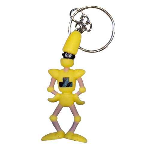SONIC THE HEDGEHOG Official Keyring 2D Rubber TAILS SHADOW Sega Gaming CHOOSE