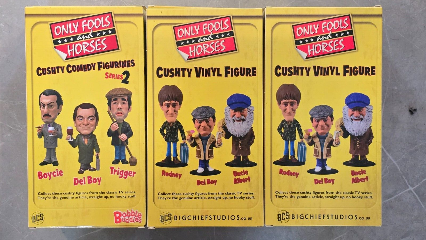 UNCLE ALBERT GOLD DEL BOYCIE Only Fools &Horses Cushty Vinyl Figure Bobble Head