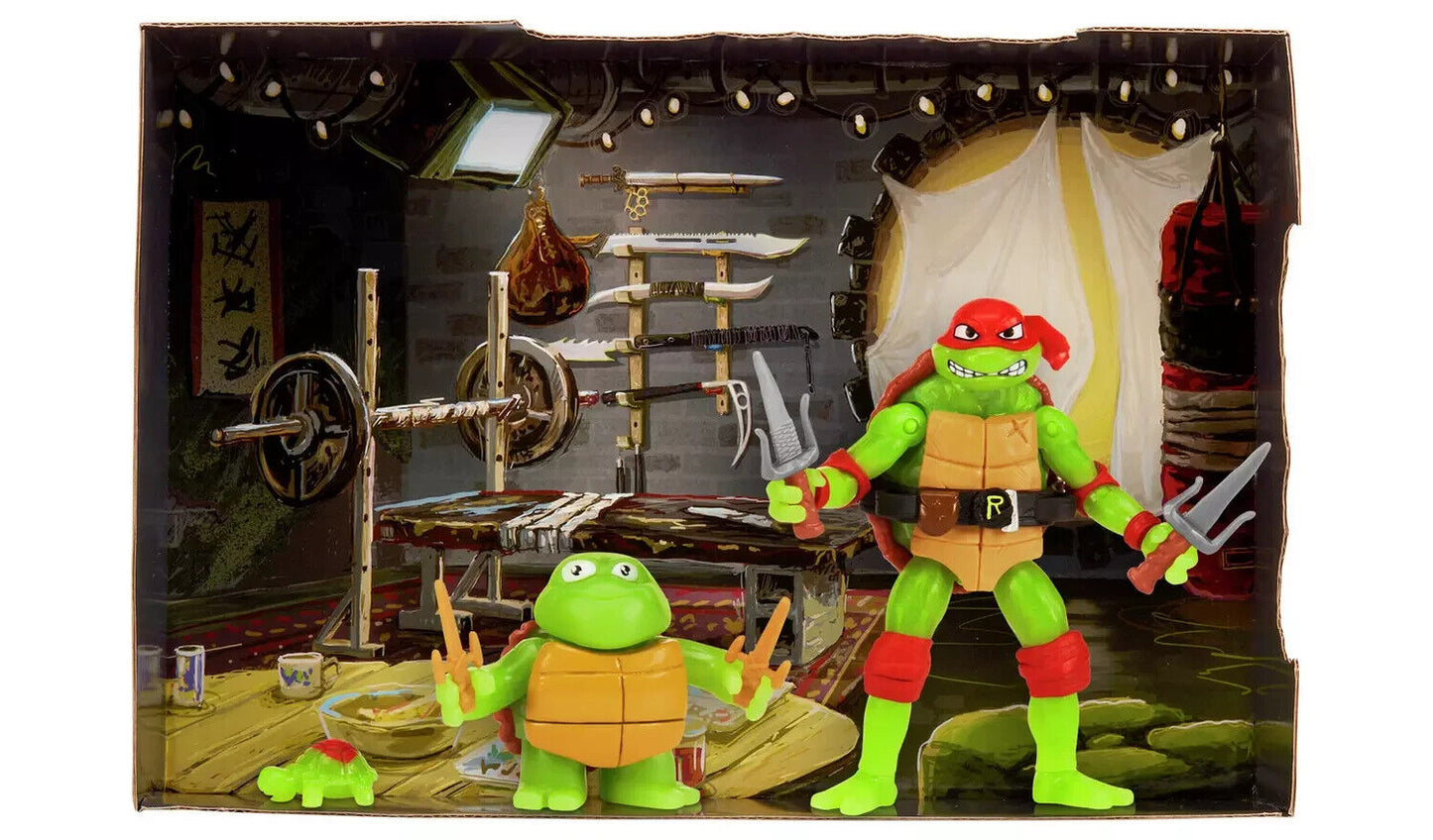 GLOW IN THE DARK TMNT Mutant Mayhem Raphael Making Of A Ninja Exclusive FIGURE