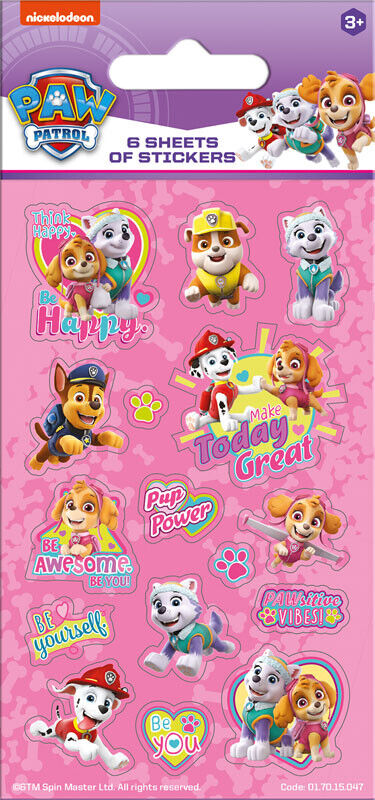 Paw Patrol Reward Chart Stickers Reusable STICKER SETS YOU CHOOSE GREAT PRICE