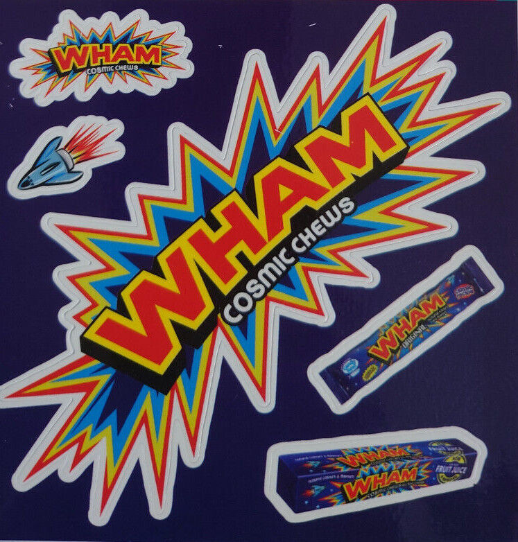 Old Fashioned Sweet Customised Stickers Refreshers Wham BlackJack Dipdab Flumps