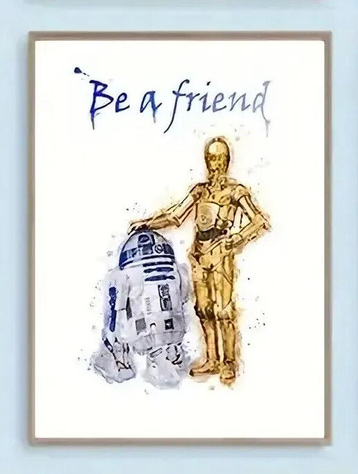 Star wars Canvas Wall Art Movie Poster Print Picture Retro DISNEY QUOTES