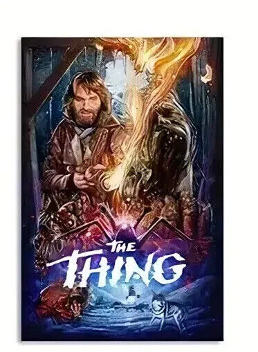Horror Canvas Wall Art Movie Poster Print Picture IT Halloween Friday 13th Thing