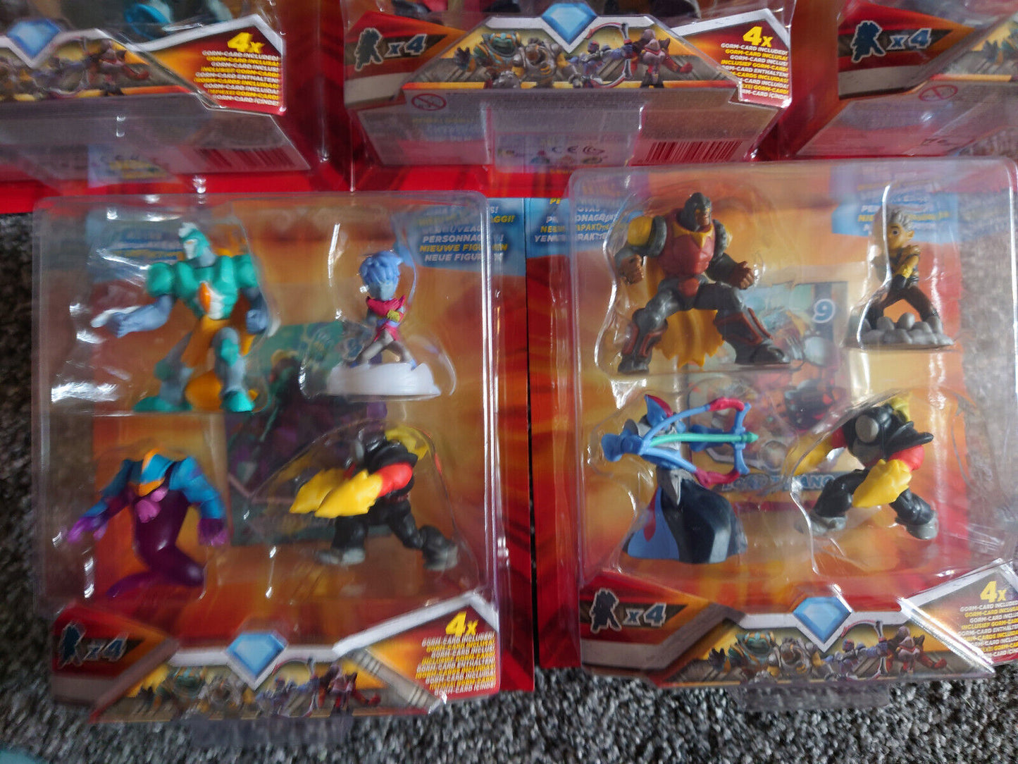 Gormiti Deluxe Articulated Mini 4" Action Figures - 4 Pack CHOOSE YOUR SET