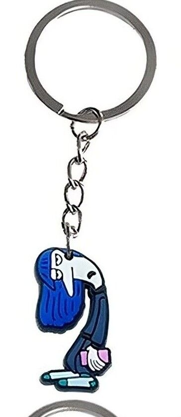 INSIDE OUT 2 Keyring BagTag Dangle Keychain ANXIETY ENVY PVC ENNUI NETFLIX