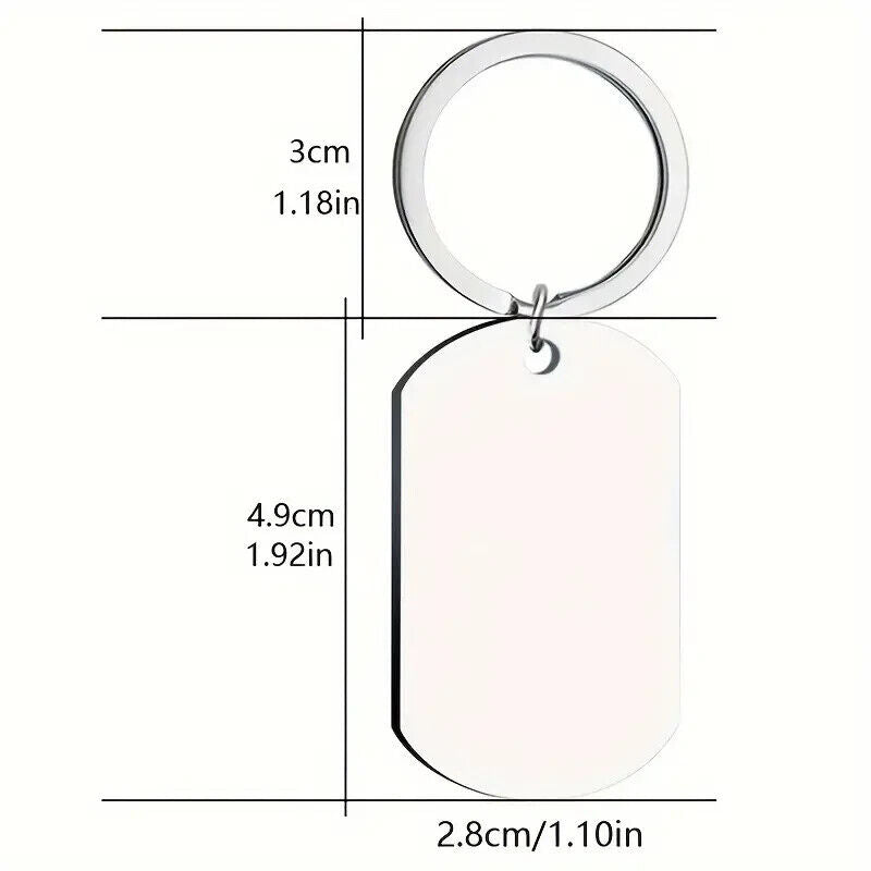 Drive SAFE I need you here with me engraved keychain KEYRING XMAS VALENTINES CAR