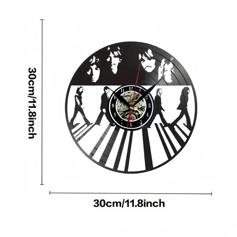 The Beatles ABBEY ROAD Vinyl Record Wall Art Clock Band british rock XMAS GIFT 2