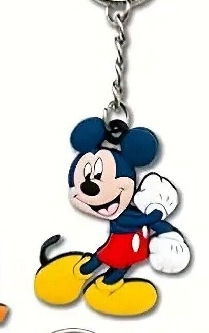 DISNEY CLUBHOUSE MICKEY/MINNIE MOUSE Keyring Gift Kids Adult Birthday Charm