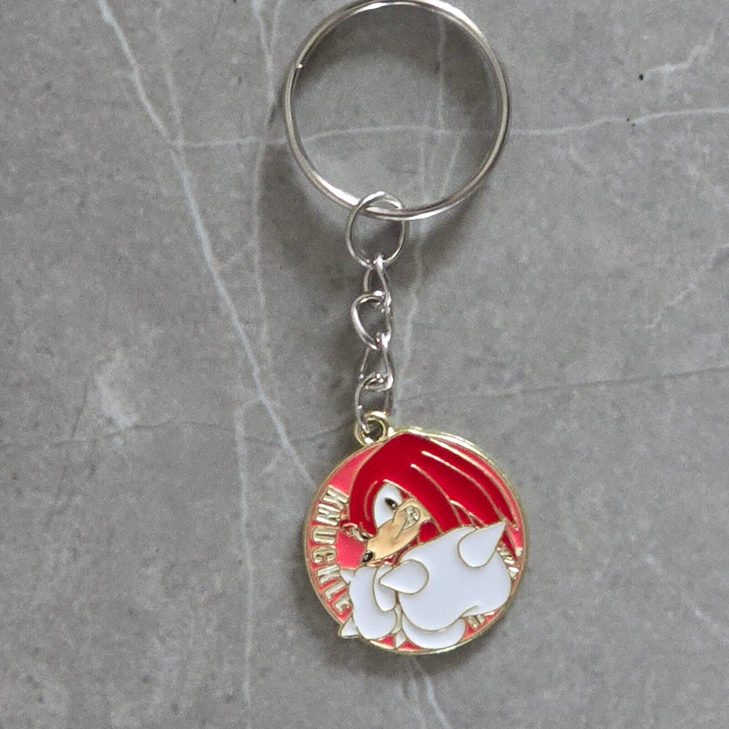 SONIC THE HEDGEHOG KRY CHAIN Keyring ENAMEL TAILS AMY ROSE Sega Gaming KNUCKLES