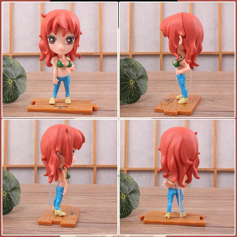 Anime One Piece LUFFY PVC Figure Model TOY NETFLIX CHOPPER NICO KEYRING KEYCHAIN