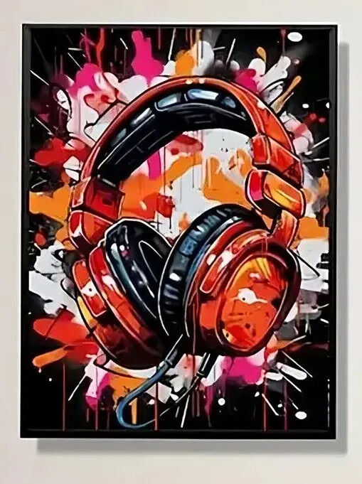 Gamer Xbox PlayStation PS5 Canvas Art Pictures Large MUSIC VIRTUAL PC NINTENDO