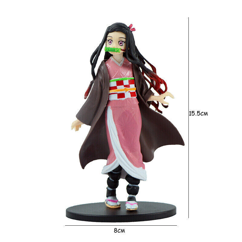Demon Slayer Kimetsu no Yaiba Kamado Nezuko 6'' Action Figure PVC Doll Toy