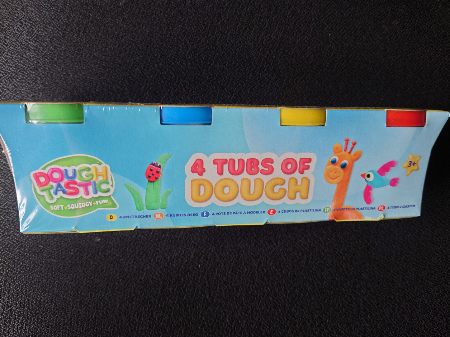 4 Pack DoughTastic Dough GREAT STOCKING FILLER PLAY DOH TUBS