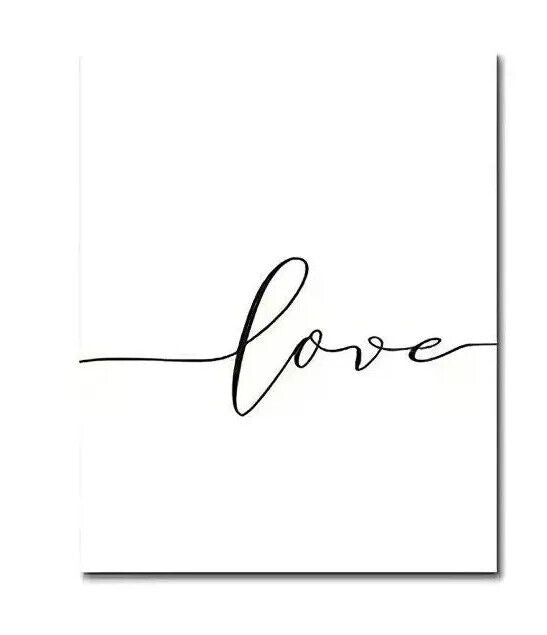 LOVE DEEP CANVAS WALL ART PICTURE PRINT HEART HANDS FOREVER WEDDING ROMANTIC