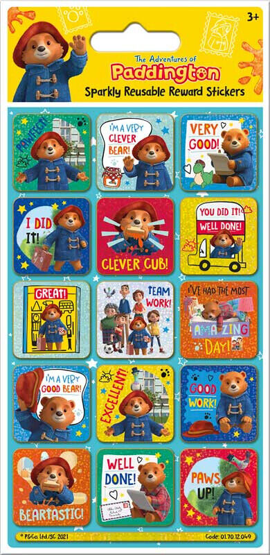 The Adventures Paddington Reward Chart with 56 Stickers Official Product