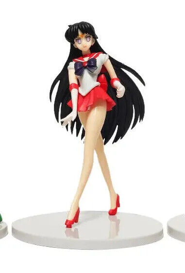Sailor Moon Anime Venus Mercury Jupiter Mars Water Ice STANDING Figure Toys