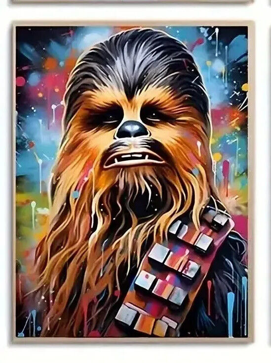 Star wars Canvas Wall Art Movie Poster Print Picture Retro CHEWBACCA DISNEY