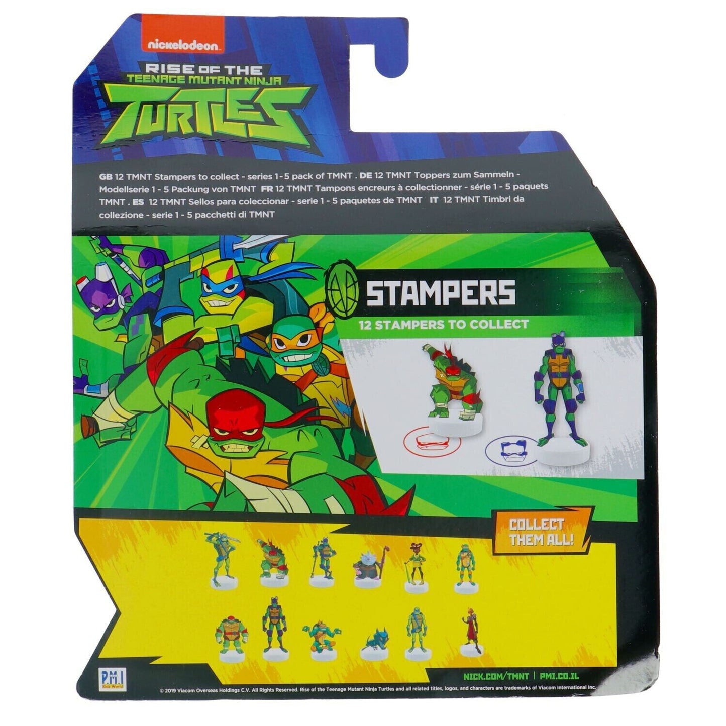Nickelodeon Teenage Mutant Ninja Turtles StamperS TMNT RAPHAEL SHREDDER APRIL