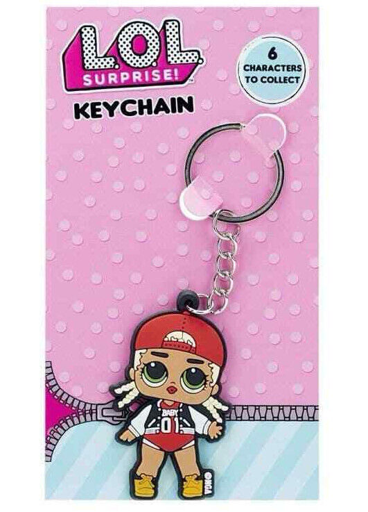 LOL Surprise Keyring Official CHARM Character Rubber LOL Keychain Gift L.O.L