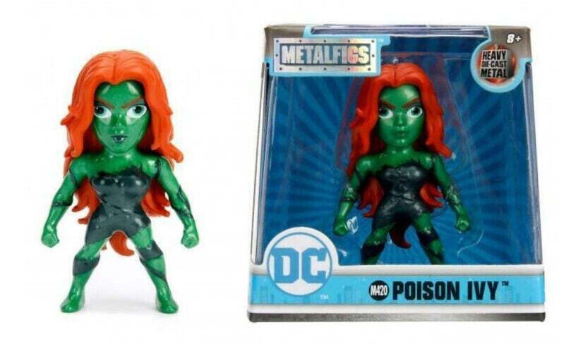 METALFIGS DC CATWOMAN POISON IVY SILVER 2.5" JADA METALS FIGURE TOY