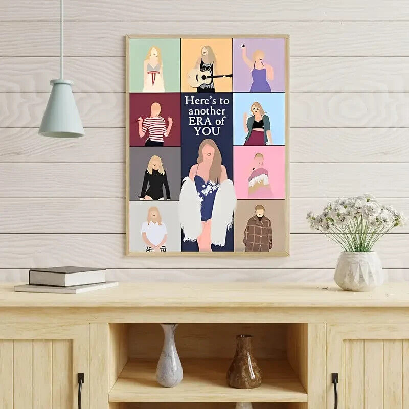 LARGE 5D DIY 3D Full Diamond Painting Taylor Swift FUN MUSIC EDUCATIONAL SWIFTIE