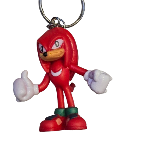 SONIC THE HEDGEHOG Official Keyring 2D Rubber TAILS SHADOW Sega Gaming CHOOSE