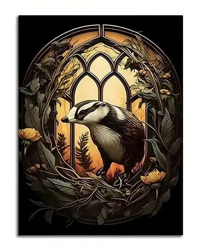 HARRY POTTER CANVAS Wall Art Movie Poster Print Picture HOGWARTS HOUSES SCHOOL