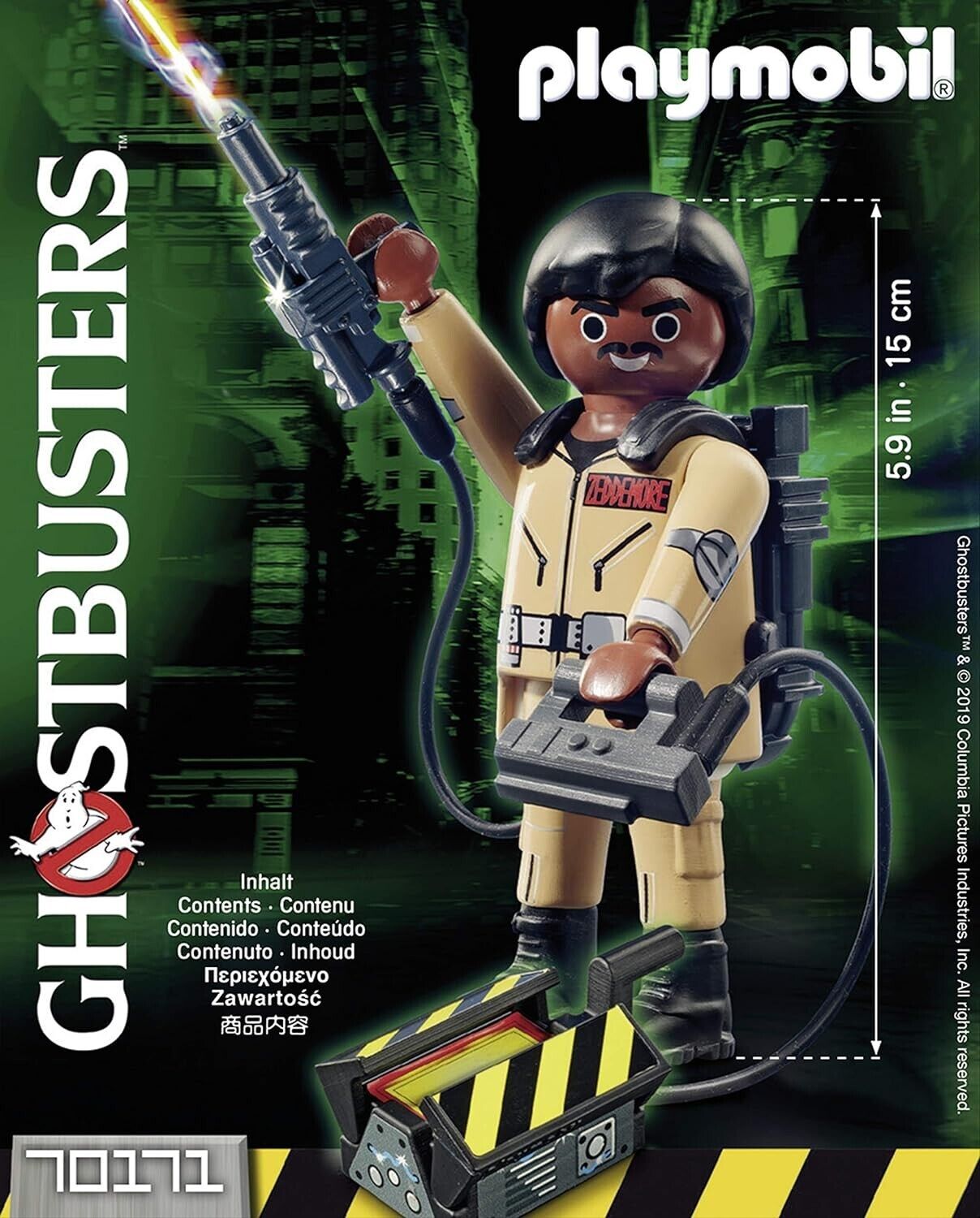 Playmobil Ghostbusters Collectors Edition WINSTON Zeddemore Figure 70171 MOVIE
