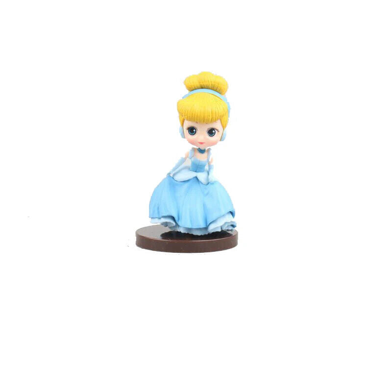 Lovely Disney Princess Figure Cake Topper Toy Doll ARIEL BELLE REPUNZEL JASMINE