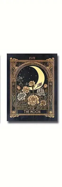 Tarot Card Mystic Sun Moon Star Canvas Art Pictures Large Cosmo Future
