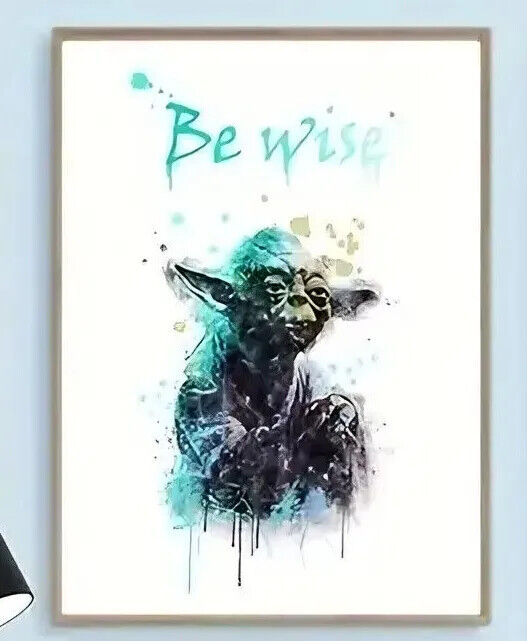 Star wars Canvas Wall Art Movie Poster Print Picture Retro DISNEY QUOTES