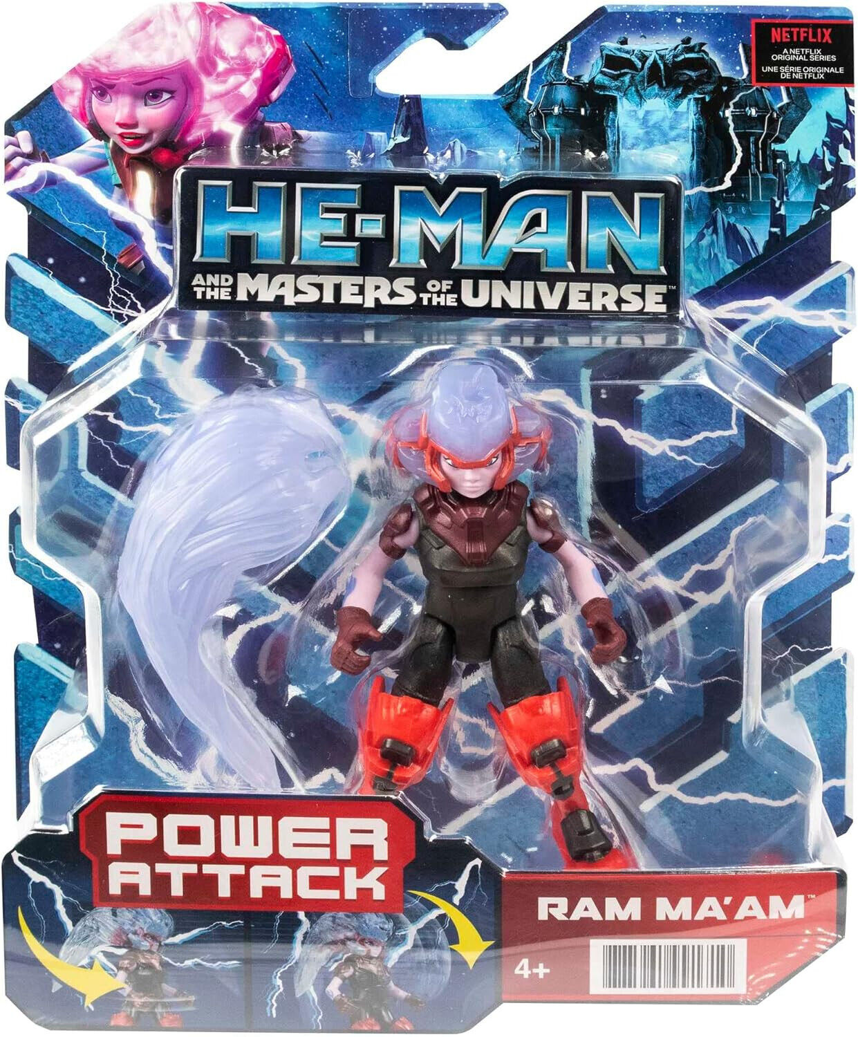 Ram Ma'am He Man Masters of the Universe Power Attack Figure New & Sealed