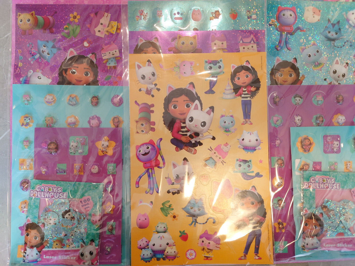 Gabbys Dollhouse Mega Set Stickers - 500 Gabby Dollhouse Stickers gabby's