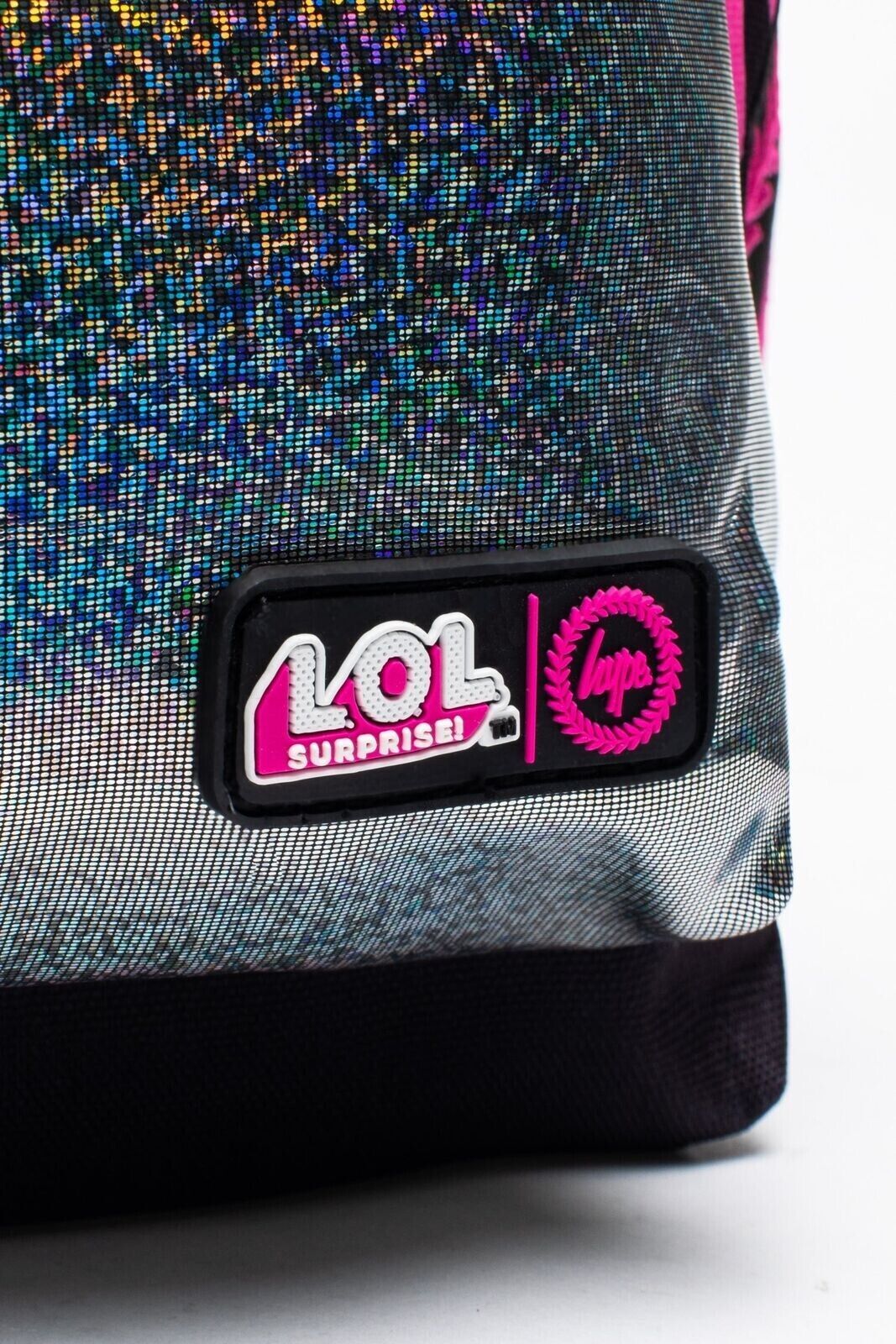 HYPE L.O.L. Surprise Drip Drop black multi Backpack Kids Holographic lol school