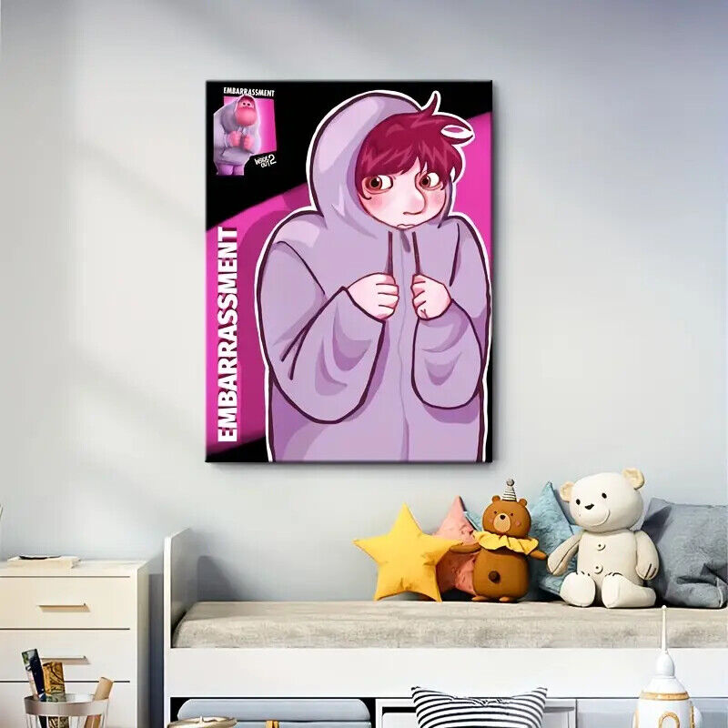 Inside Out 2 Poster HUMAN Maxi Wall Art Movie Prints Animated Films CANVAS
