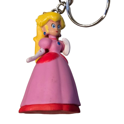 MARIO Keyring 3D Rubber LUIGI PRINCESS PEACH YOSHI DONKEY KONG TOAD Sega Gaming