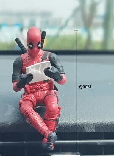 Sitting Mini Deadpool Action Figure Toy Topper Car Interior Decoration MOVIE