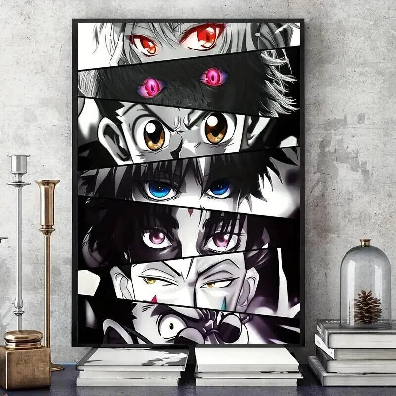 GOKU Naruto Eyes Poster Canvas Metal Poster And Wall Art Picture Print ANIME