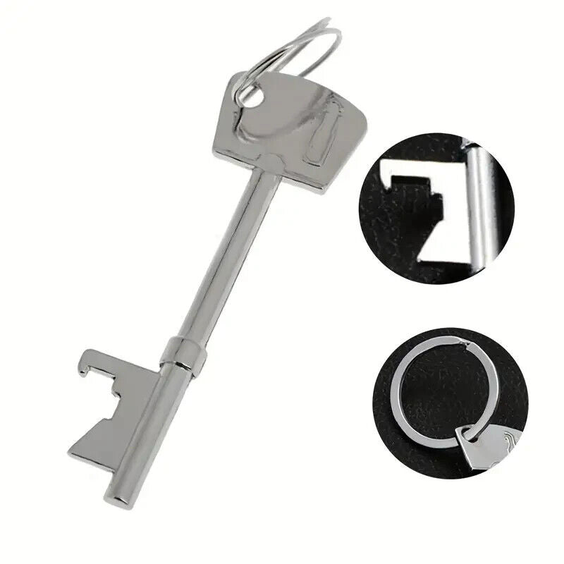 TRADITIONAL Key Bottle Opener Stocking Filler SILVER GIFT FUN NOVELTY