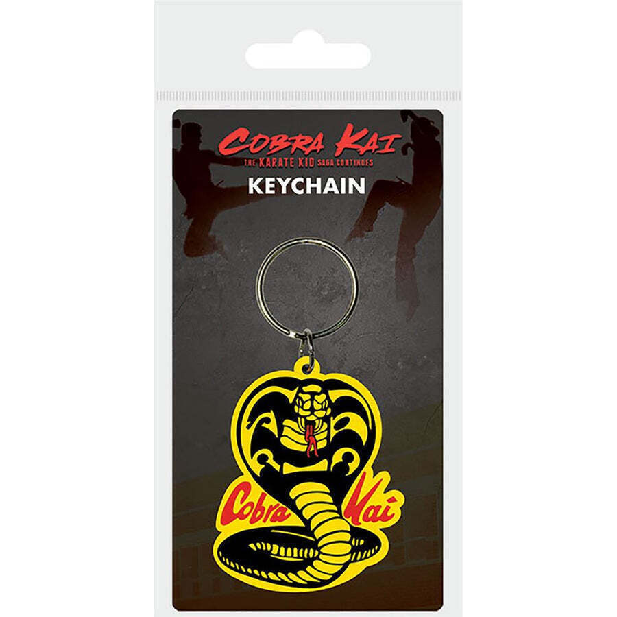 Cobra Kai Chibi Keyring Rubber Official netflix 2d The Karate Kid Keychain