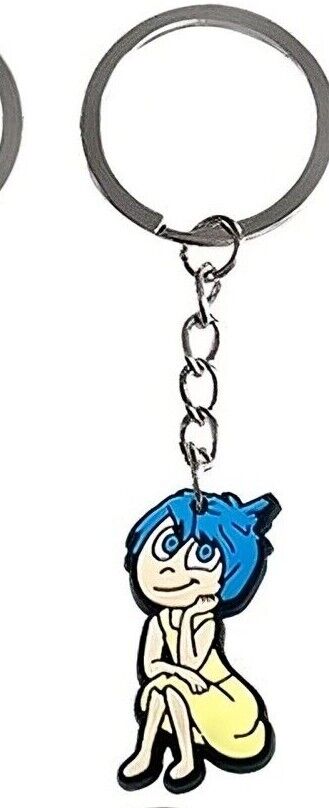 INSIDE OUT 2 Keyring BagTag Dangle Keychain ANXIETY ENVY PVC ENNUI NETFLIX