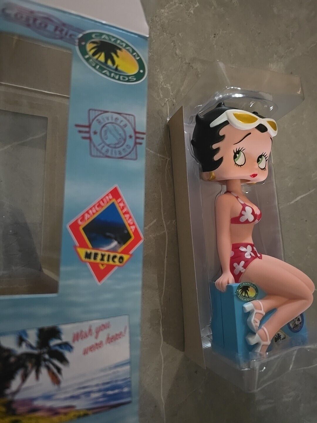 Betty Boop VACATION PVC Bobble Head 16cm Funko Wacky Wobbler popeye 2024 movie