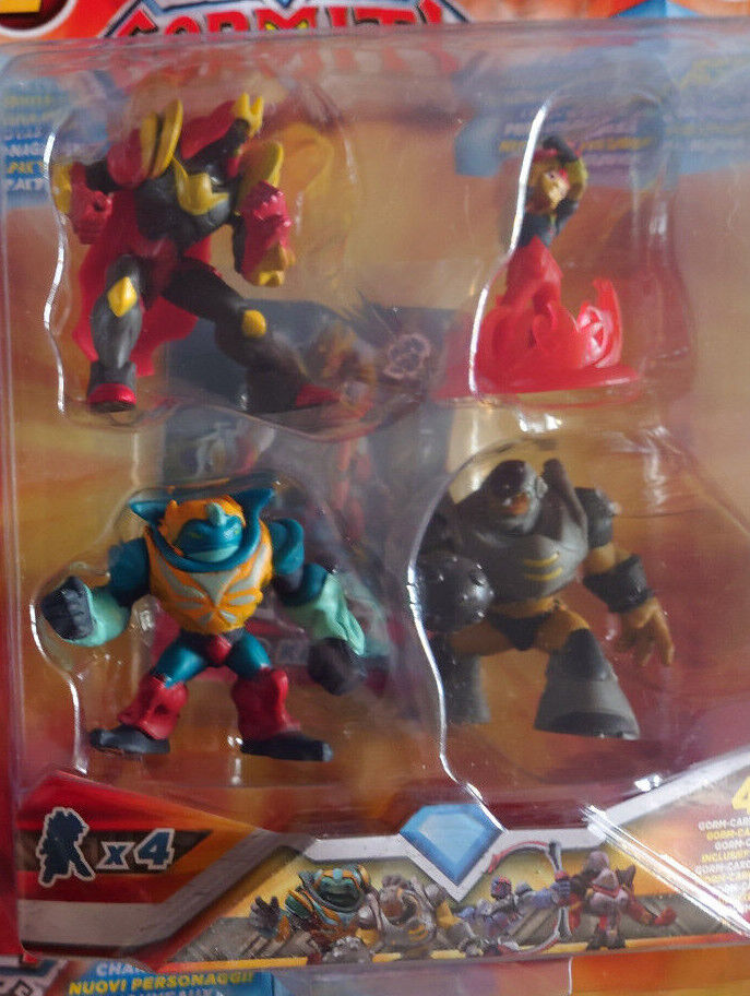 Gormiti Deluxe Articulated Mini 4" Action Figures - 4 Pack CHOOSE YOUR SET
