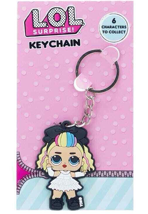 LOL Surprise Keyring Official CHARM Character Rubber LOL Keychain Gift L.O.L