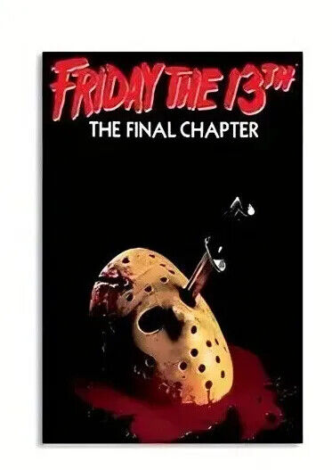 Horror Canvas Wall Art Movie Poster Print Picture IT Halloween Friday 13th Thing
