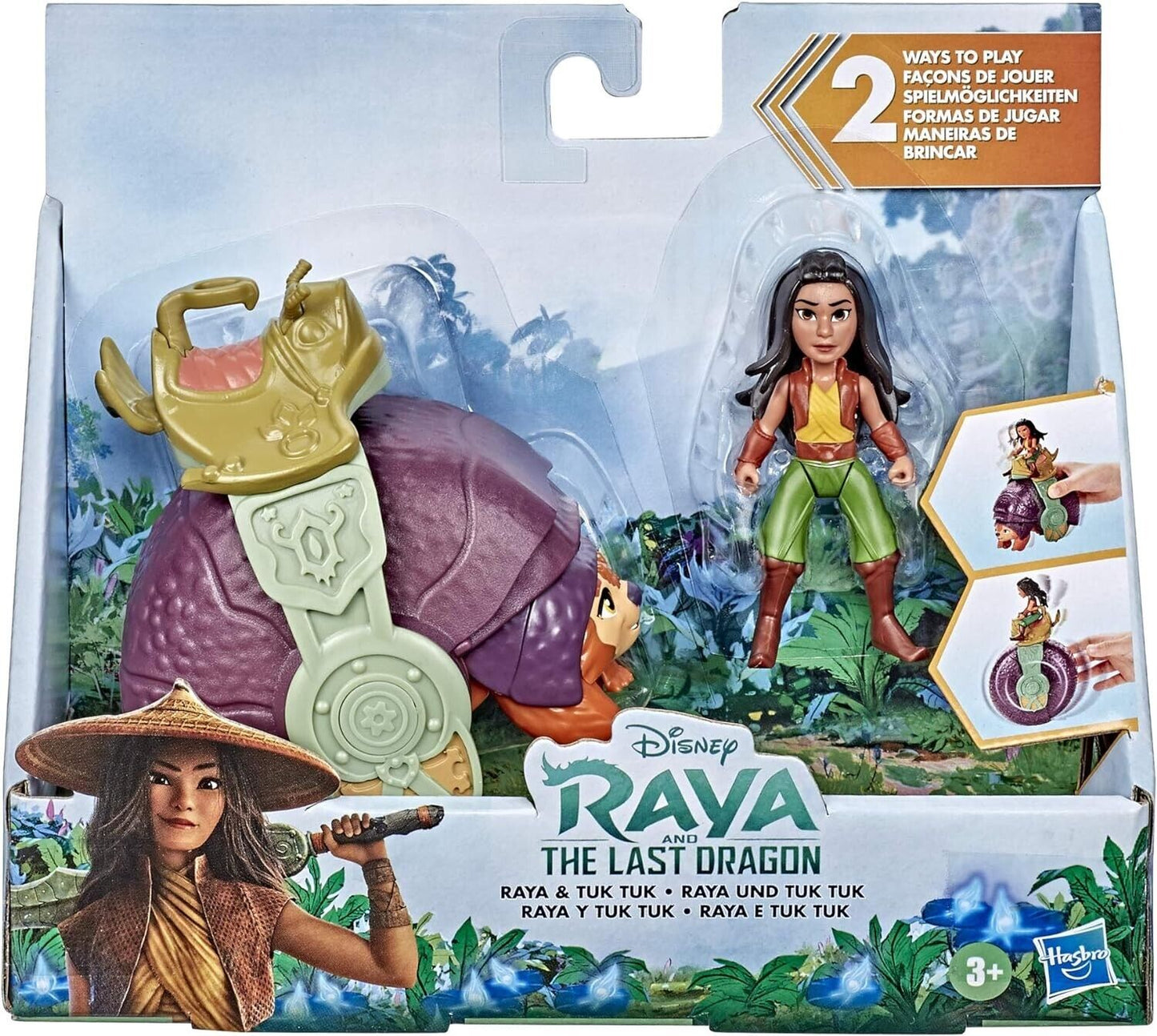 Disney Raya and the Last Dragon Raya and Tuk Tuk Doll Toy for kids Aged 3 and Up